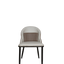 Modern Dining Chair F15 – Two-Tone Upholstered Accent Chair