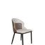Modern Dining Chair F15 – Two-Tone Upholstered Accent Chair