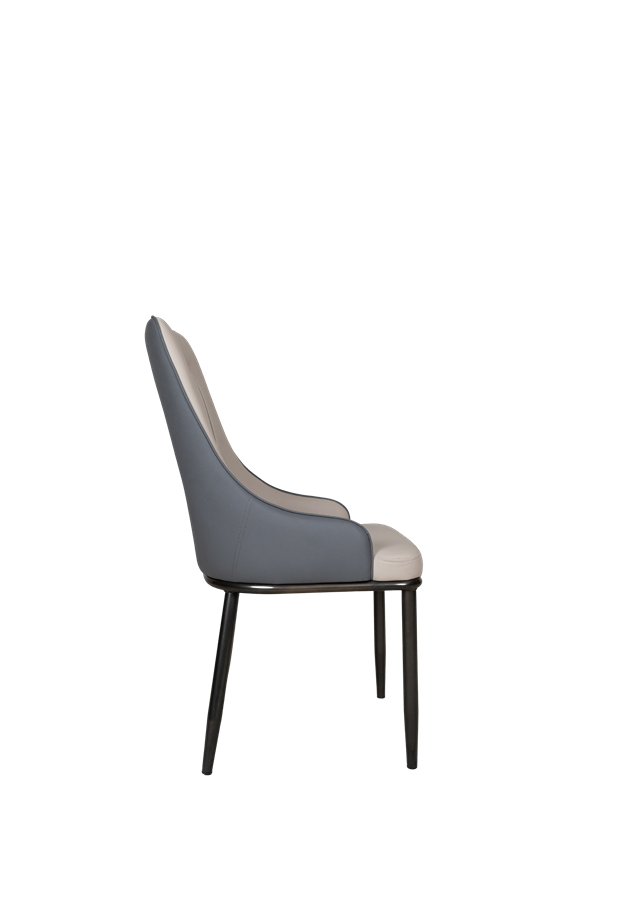 Upholstered Dining Chair with Vertical Stitching - F38  - Office Empire
