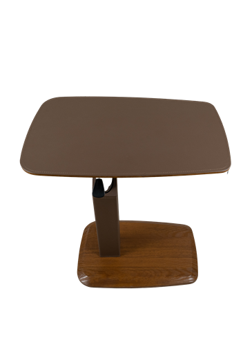 Adjustable Modern Side Table C12-2 with Wood Base