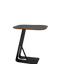Modern C-Shaped Side Table C36 with Upholstered Top