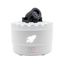 White humidifier with a black top on a white background
