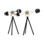 Telescope with a tripod on a white background
