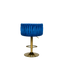 Luxury Velvet Bar Stool with Gold Base - 1 BL37