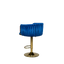 Luxury Velvet Bar Stool with Gold Base - 1 BL37