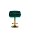 Luxury Velvet Bar Stool with Gold Base - 1 BL37