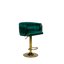 Luxury Velvet Bar Stool with Gold Base - 1 BL37