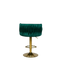 Luxury Velvet Bar Stool with Gold Base - 1 BL37