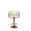 Luxury Velvet Bar Stool with Gold Base - 1 BL37