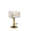 Luxury Velvet Bar Stool with Gold Base - 1 BL37