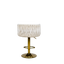 Luxury Velvet Bar Stool with Gold Base - 1 BL37