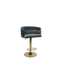 Luxury Velvet Bar Stool with Gold Base - 1 BL37