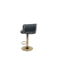 Luxury Velvet Bar Stool with Gold Base - 1 BL37
