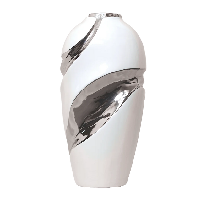 The Silver Ribbon Vase - B12/13