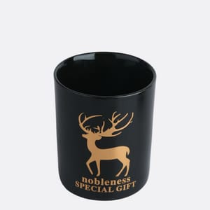 Candy Jar with Metallic Deer Lid