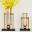 European Luxury Metal Glass Candle Holder - Décoration Pieces
